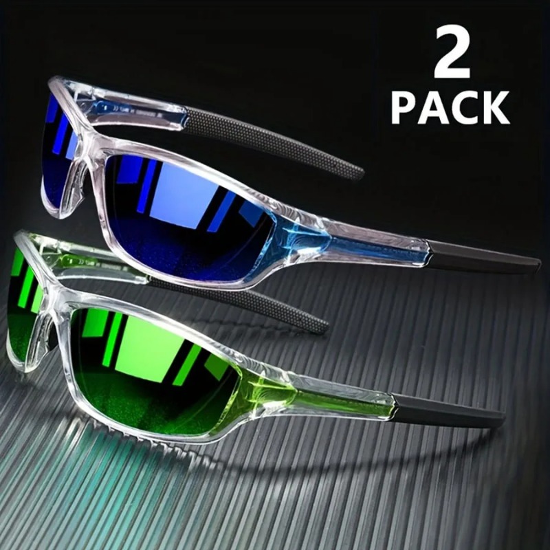 Fishing Sunglasses Polarized - 남성용 1/2개 스포츠 선글라스, 가벼운 야간