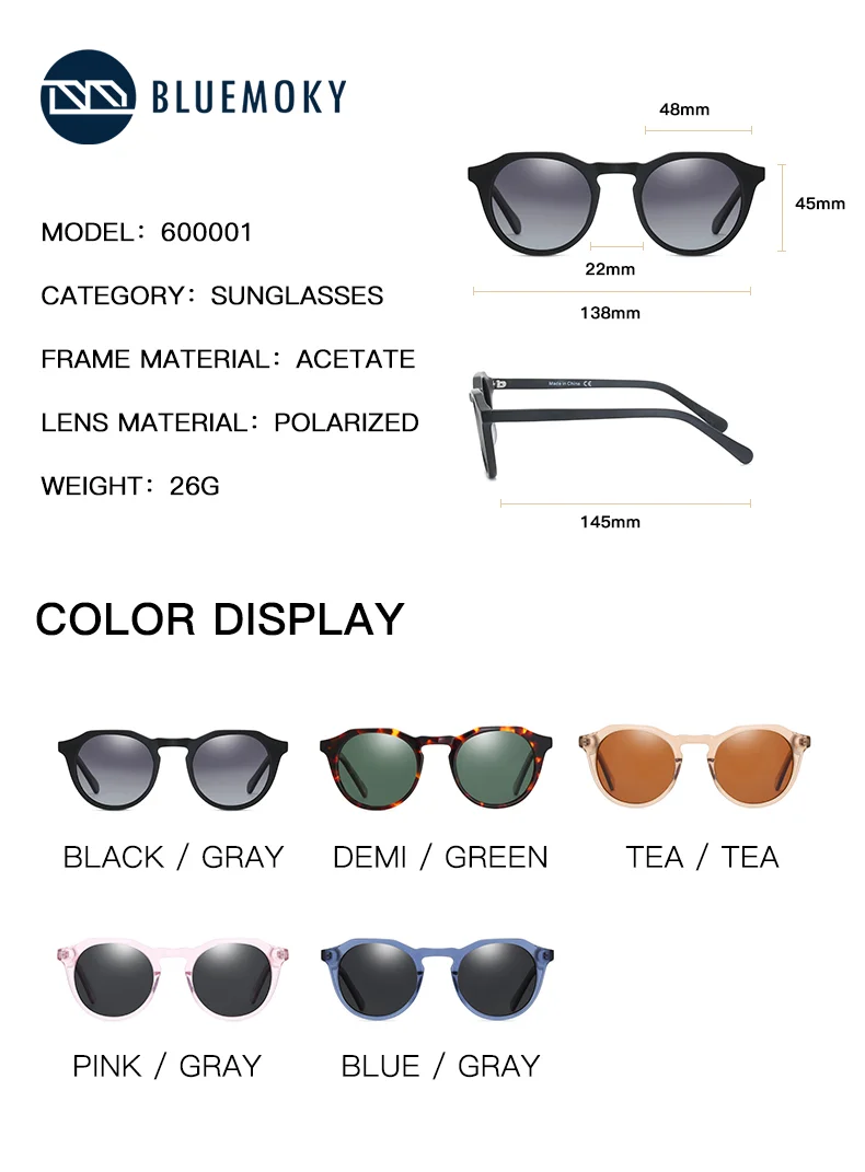 BLUEMOKY 편광 UV400 보호 선글라스 아세테이 - Fishing Sunglasses Polarized 리뷰 및 가격
